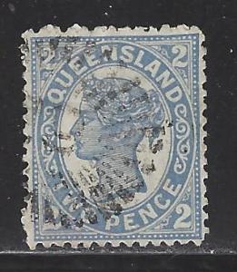 Australia Queensland Scott # 114, used, perf 13