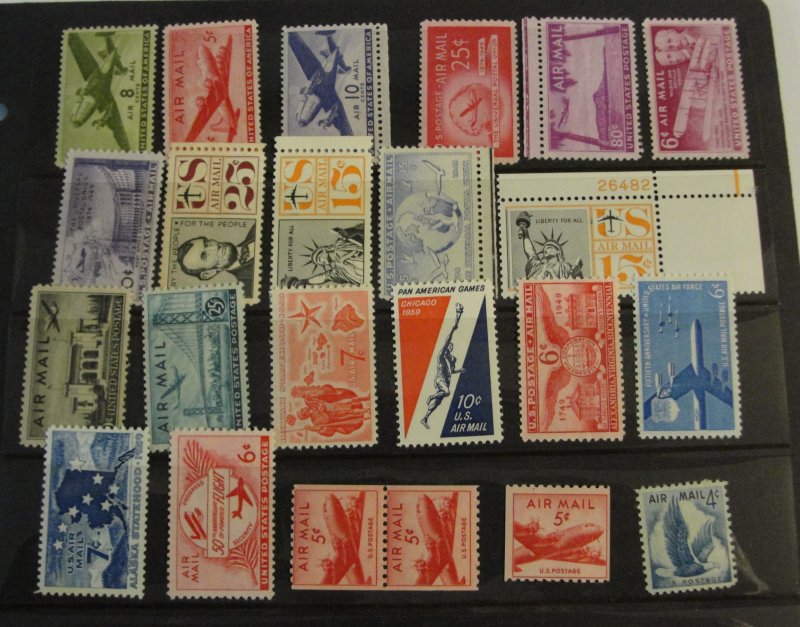 US Airmails Lot3 MNH