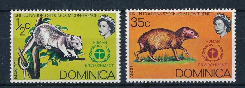 [64118] Dominica 1972 Wild Life - Manicom, Agouti From Set MLH