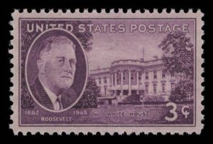 Scott #932 MNH OG F.D.R. & The White House eGraded W/Certificate XF-Superb 96