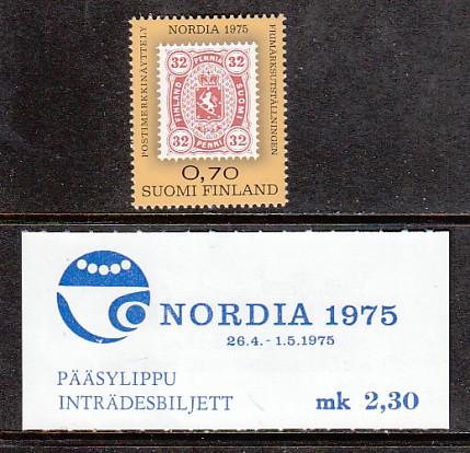 Finland Stamp on Stamp 571 MNH  VF