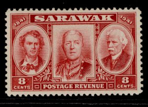 SARAWAK GVI SG146, 8c lake, M MINT.