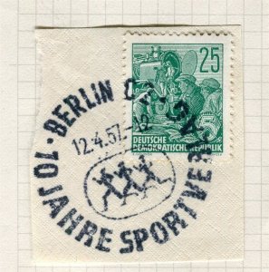 GERMANY; 1950s Berlin fine used Special POSTMARK PIECE