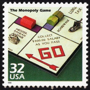 US 3185o MNH VF 32 Cent Monopoly Celebrate The Century 1930s