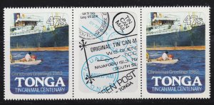 Tonga Scott 528 GUTTER PAIR VF mint NH.