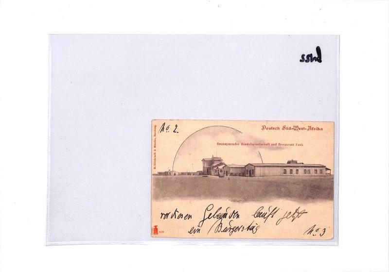 BN22 1902 Namibia Dutch South West Africa Swakopmund Postcard PTS
