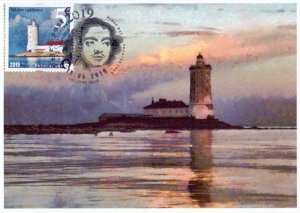 Finland 2019 Tolbuhin lighthouse 300 Years Peterspost Maxicard