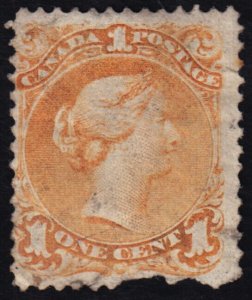 Canada Scott 23 (1868) Used F, CV $290.00 C