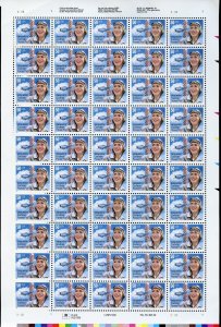 UNITED STATES SCOTT #3066 JACQUELINE COCHRAN COMPLETE SHEET MINT NH