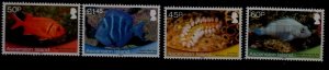 Ascension 1099-1102 MNH Marine life/Fishes SCV9.75