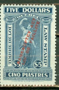 B: Canada Quebec law stamp CV ??