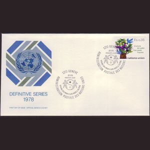 UN-GENEVA 1978 - FDC - 73 Tree of Dove