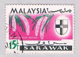 Malaysia Sarawak 126 Used Different Orchids (BP24714)