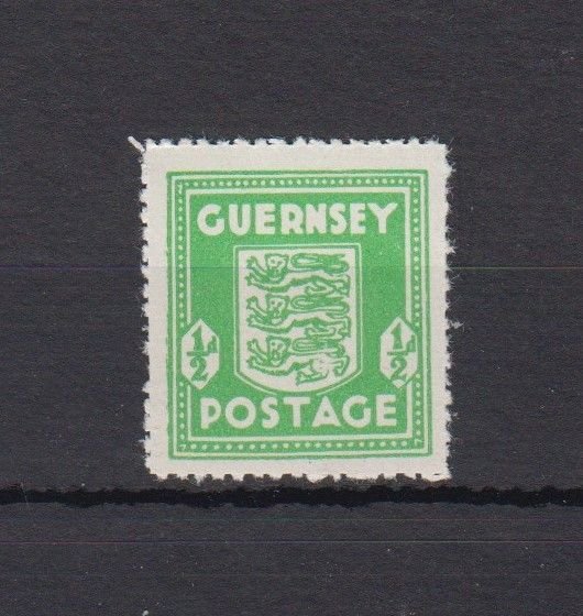 Guernsey 1942 ½d Arms  unmounted mint NHM Shade - Bright Pea green