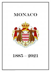 MONACO 1885 - 2021  PDF (DIGITAL) STAMP  ALBUM PAGES  (470 pages)