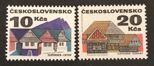 Czechoslovakia 1971-72 #1740a & 1741a, MNH, CV $7.50