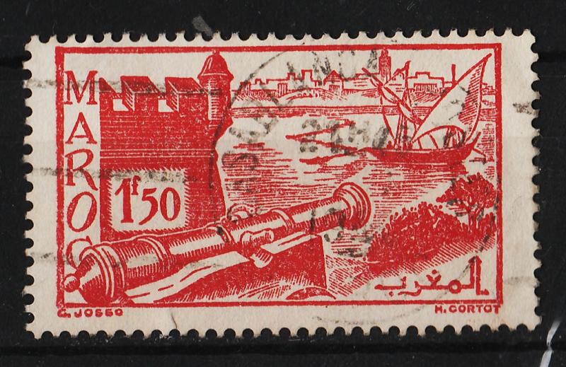 French Morocco 1945/1947 City Views 1.50Fr (1/17) USED