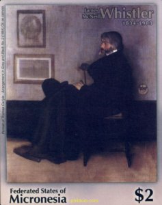 136587 MNH MICRONESIA 2003 PINTURAS DE JAMES MCNEILL WHISTLER