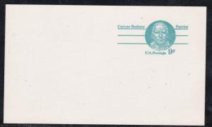 U.S. # UX70, Caesar Rodney, Postal Card,  Unused