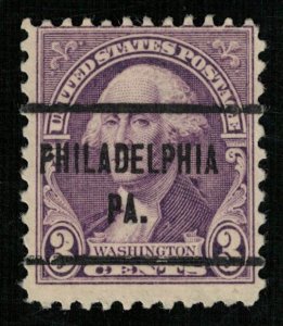 George Washington, US, overprint: Philadelphia PA., 3 cents, SG #720 (3178-Т)