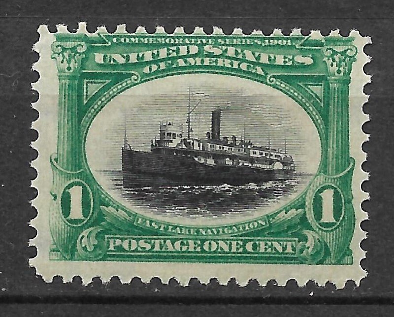 Doyle's_Stamps: Scott #294* Ocean Steamer PO Fresh  (WL10)