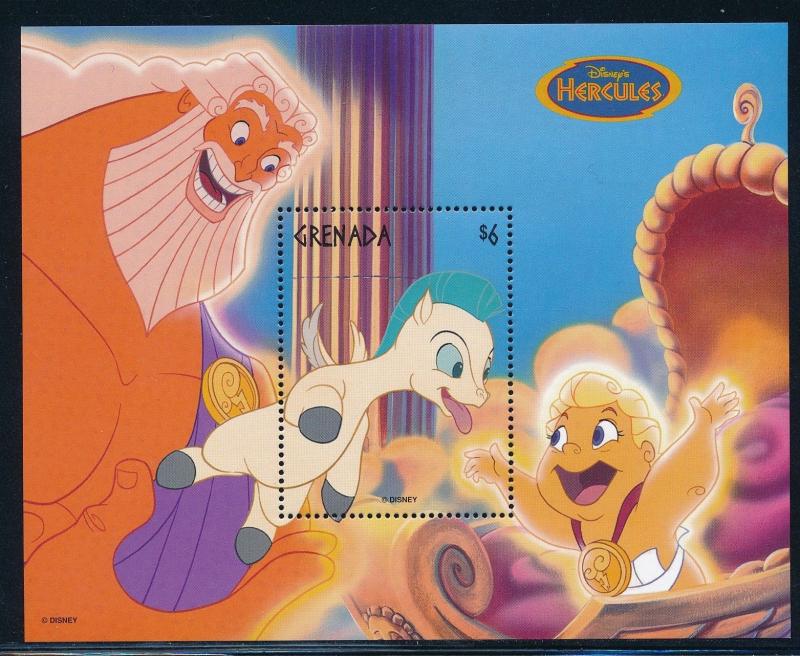 Disney Grenada - Souvenir Sheet Hercules MNH #2759 (1998)