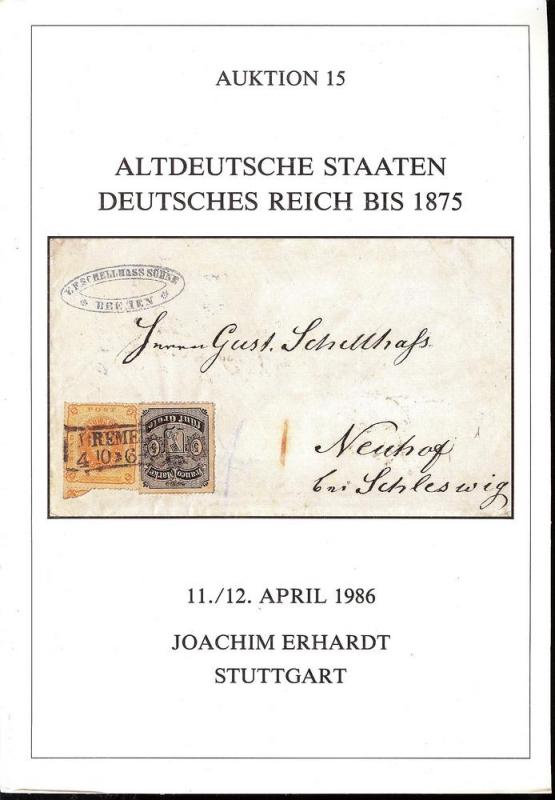 Erhardt: Sale # 15  -  Altdeutsche Staten Deutsches Reich...