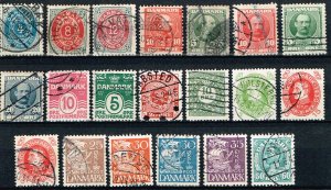 Denmark MiniLOT 20 All Different Used