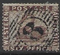 Western Australia 23  1861  6  pence