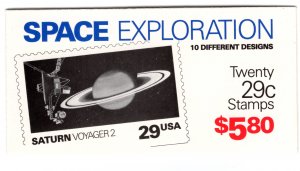 BK192 MNH Space Exploration booklet