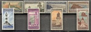 NEW ZEALAND OY29-36 MINT OG 1947-65 Lighthouses