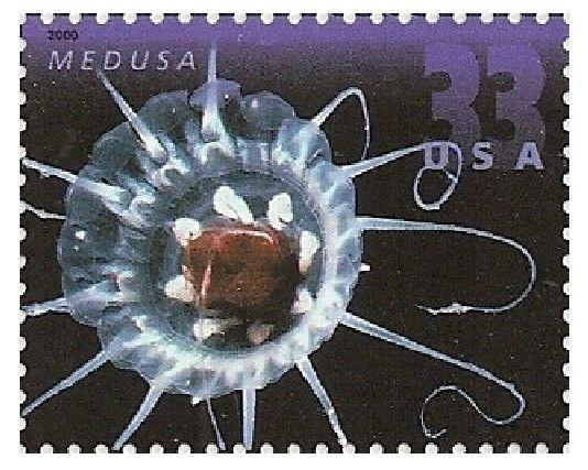 US 3443 Deep Sea Creatures Medusa 33c single (1 stamp) MNH 2000 
