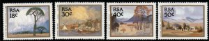 SOUTH AFRICA SG689/92 1989 PAINTINGS BY JACOB HENDRIK PIERNEEF MNH