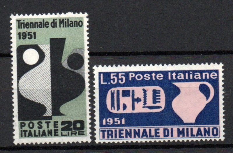 Italy 1951 Scott #587-589 MNH Complete Set CV 60$