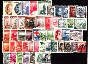 Chile 50 different 1930-50-s