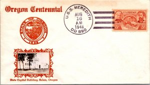 USS Meredith - 8.16.1948 - Oregon Centennial - F46842