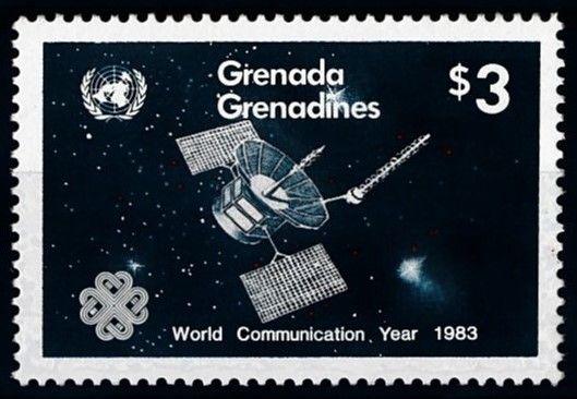 [66137] Grenada Grenadines 1983 Space Travel Weltraum Satellite From Set MNH