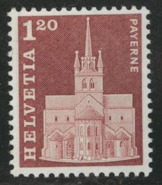 Switzerland Scott 448 MNH** 1968 1.20fr stamp CV$1.75