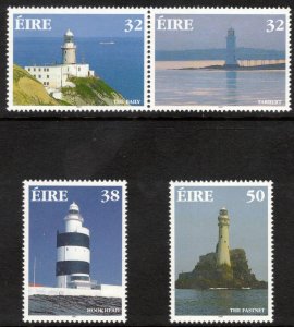IRELAND 1997 Lighthouses; Scott 1073a, 1074-75, SG 1136a. 1138-39; MNH