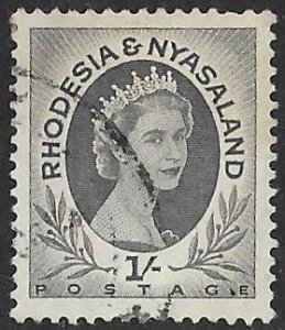 Rhodesia & Nyasaland # 149 QE II - 1sh   (1) VF Used