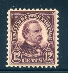 564, 12¢ Cleveland, Mint NH, Well Centered