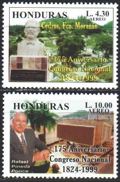 Honduras. 1999. 1499-1500. 175th anniversary of the National Congress of Hond...