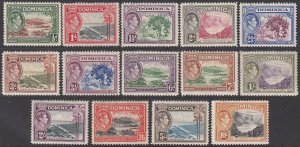 Dominica 97-110, SG99-108a MNH / MLH / MNG (see Details) CV $39.10