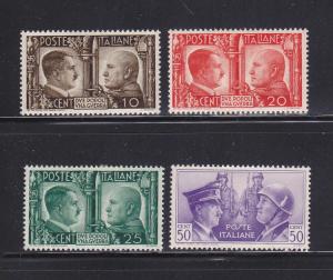 Italy 413-416 MHR Adolf Hitler anf Benito Mussolini