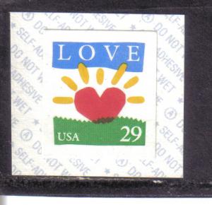  2813 - .29 Love coil single mnh vf.