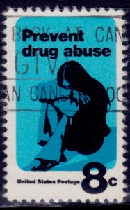 United States, 1971, Prevent Drug Use, 8c ,sc#1438, used**