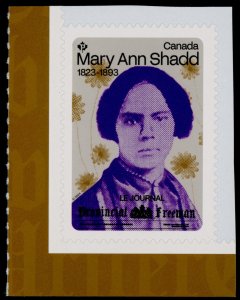 Canada 3412 MNH Mary Ann Shadd, Black History