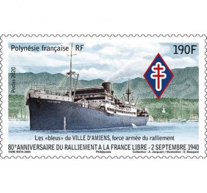 2020 Fr Polynesia Free French Rally (Scott 1255) MNH