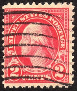 1923, US 2c, Washington, Used, Sc 554