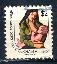 Colombia; 1977: Sc. # 856: Used Single Stamp